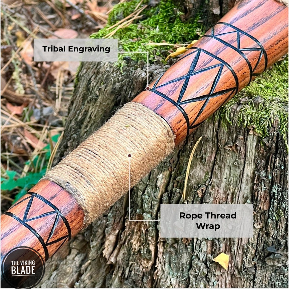Hand-Forged Gagegizhig Tomahawk – Custom Artisan Axe | The Viking Blade |