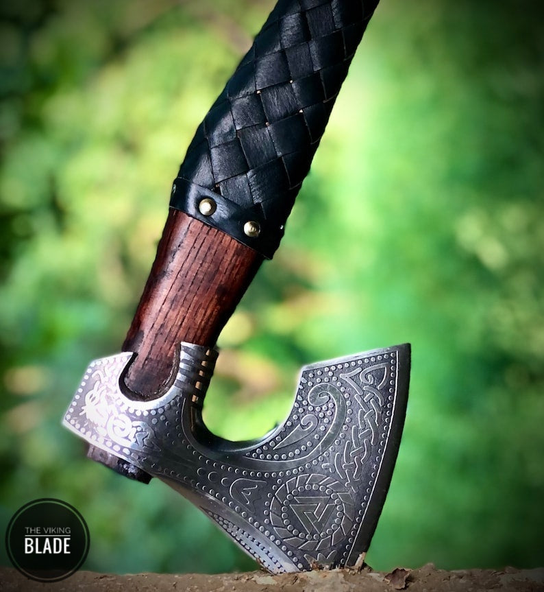 Custom Handmade Viking Axe | The Viking Blade |