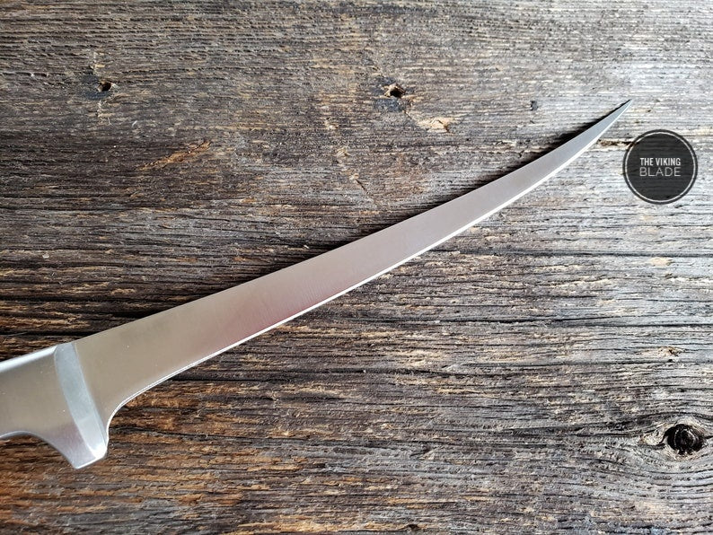 Fish Fillet Knife, Exotic Wood Handle | The Viking Blade |