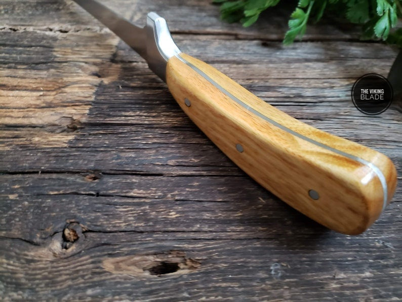 Fish Fillet Knife, Exotic Wood Handle | The Viking Blade |