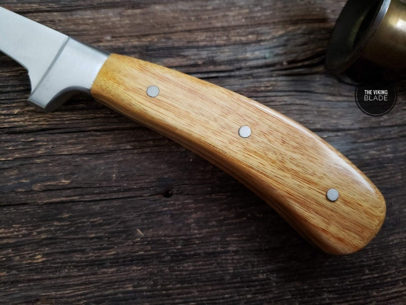 Fish Fillet Knife, Exotic Wood Handle | The Viking Blade |