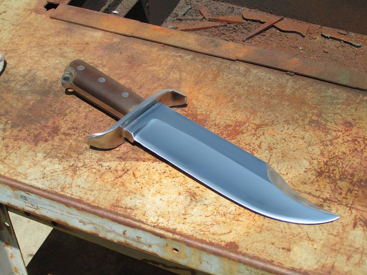Handmade Hunting Bowie Knife | J2 Steel Blade | Rose Wood Handle