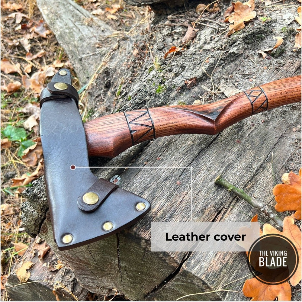 Handmade tomahawk axe "Black Hawk" | The Viking Blade |
