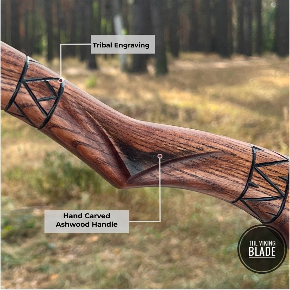 Handmade tomahawk axe "Black Hawk" | The Viking Blade |