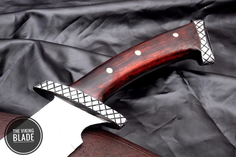 Premium Handmade Long Seax Knife – 18" Nordic Style Blade with Sheath