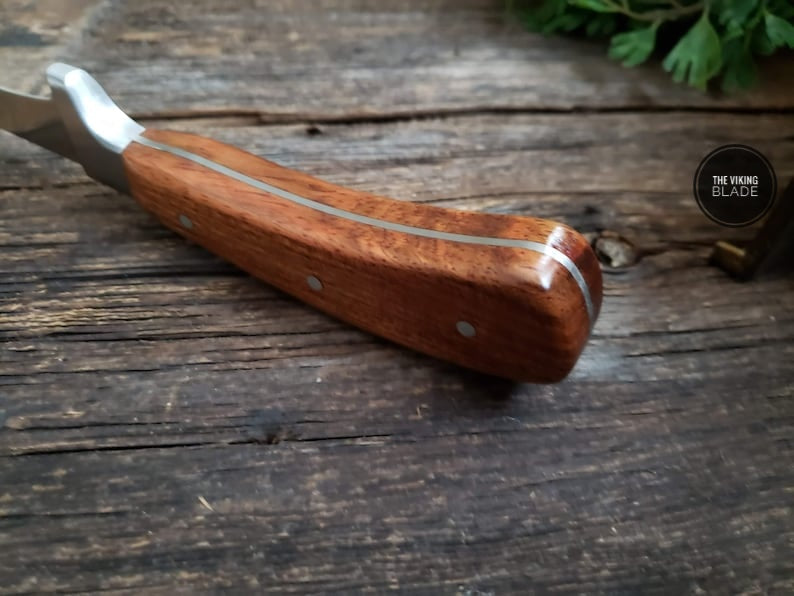 Fish Fillet Knife, Exotic Wood Handle | The Viking Blade |