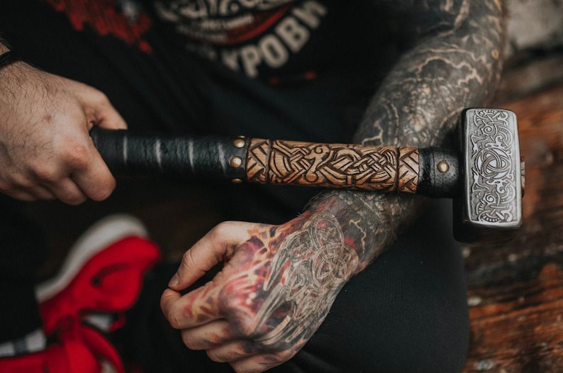Custom Handmade Viking Hammer