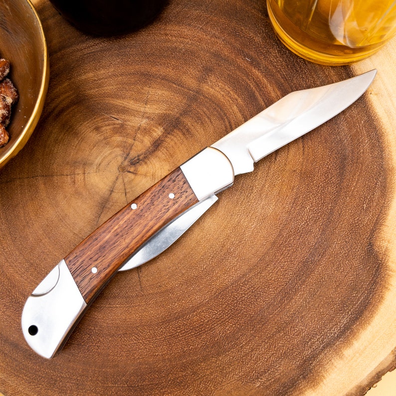 Clip Point Lock Back Knife with Can/Bottle and Wine Bottle Opener