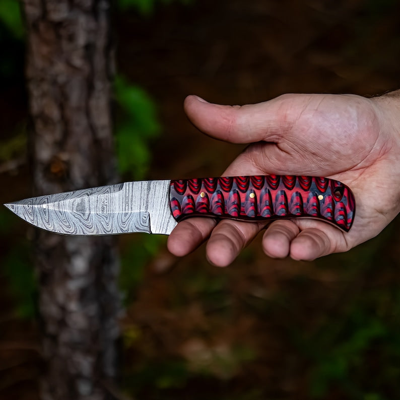 Full Tang Clip Point Hand Forged Bowie Rambo Knife Twisted Handle Hunting Fishing Camping Hiking