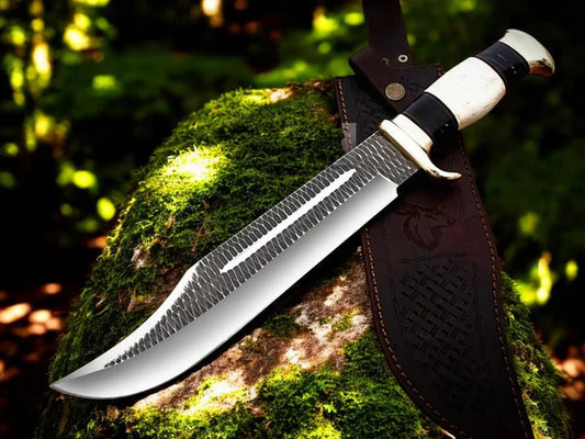 Crocodile Dundee Knife Replica – 16-Inch D2 Steel Blade With Leather Sheath