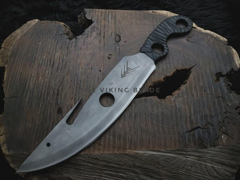 Handmade Destiny 2 Gunslinger Knife Replica: Stainless Steel Blade, Leather Sheath