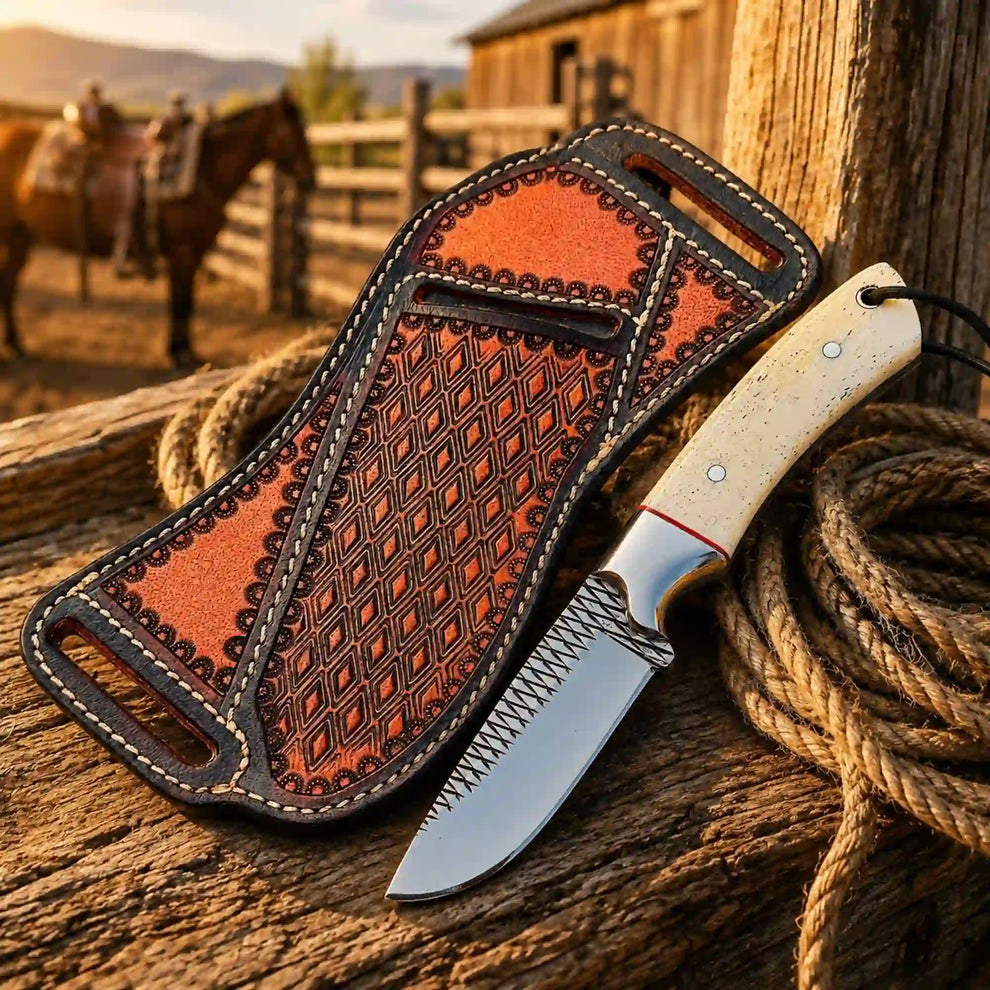Rasp Steel with Camel Bone Handle