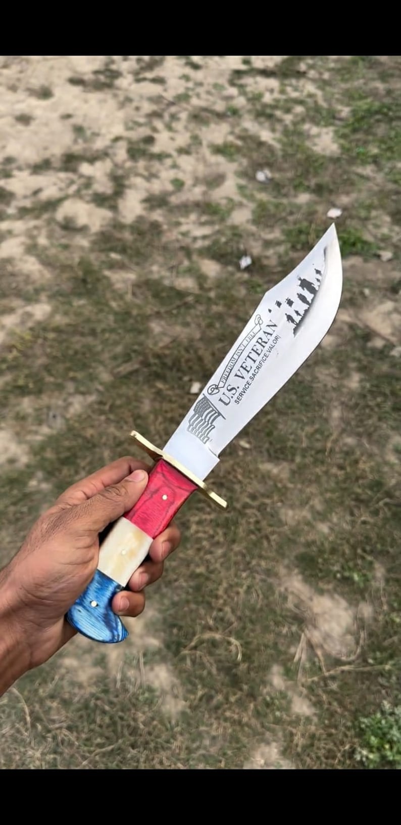 Custom Handmade D2 Knife | Gift For Him | Hunting Knife