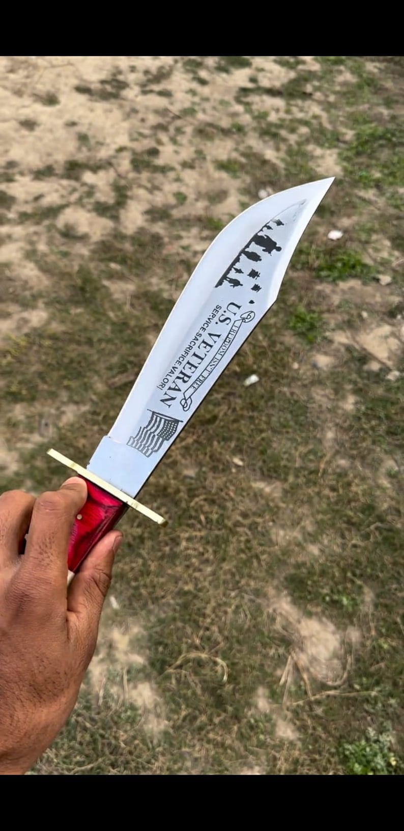 Custom Handmade D2 Knife | Gift For Him | Hunting Knife