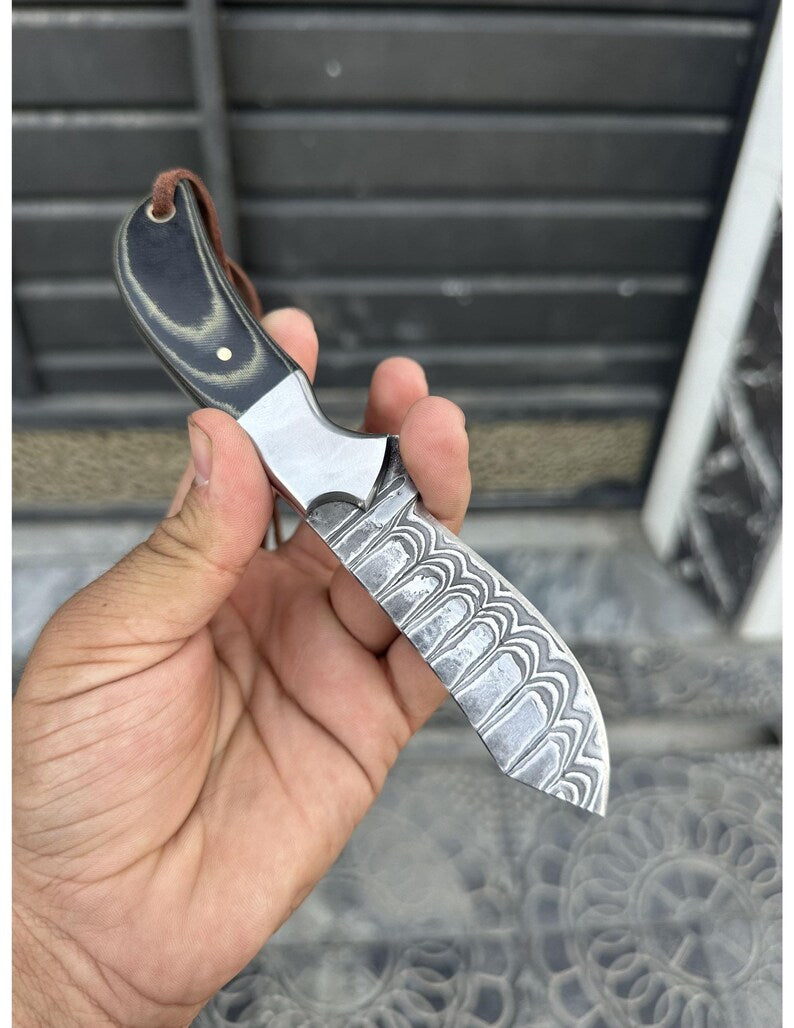 Handmade Damascus Steel Skinner Knife