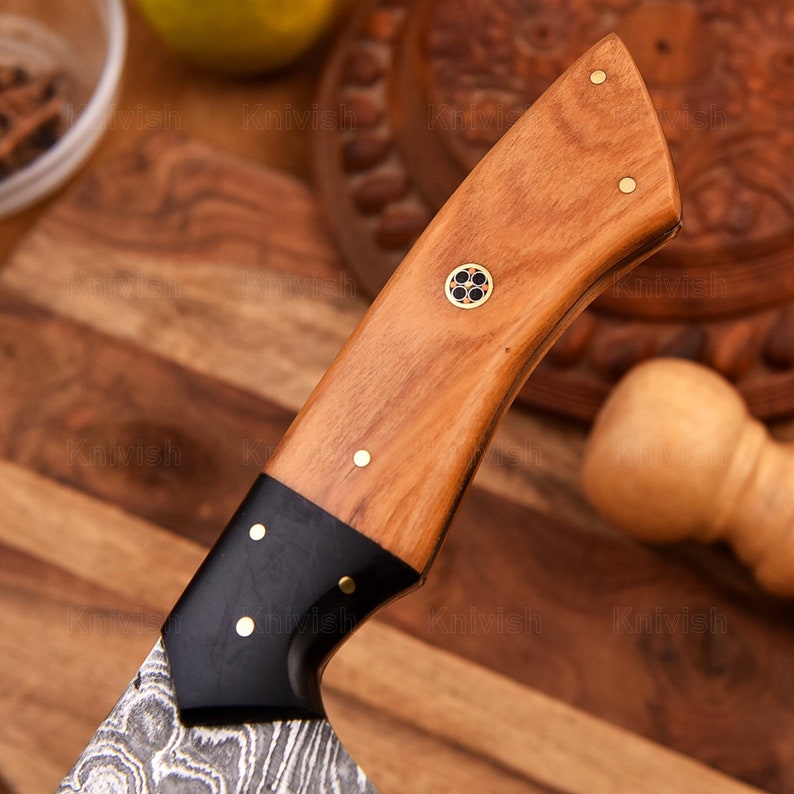 Handmade Made Chef Knife Kitchen Knives Damascus Steel Blade