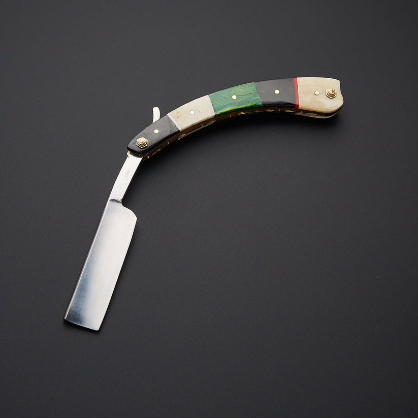 Custom Handmade J2 Steel Straight Razor With Leather Sheath – The ...