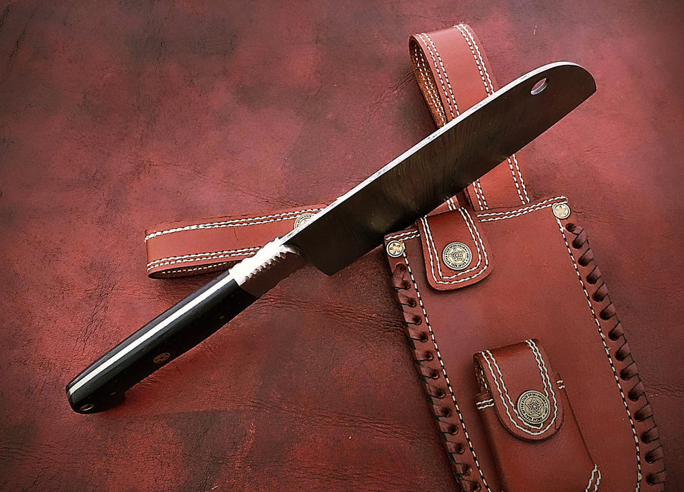 Premium Handmade Damascus Steel Cleaver Knife main image 0