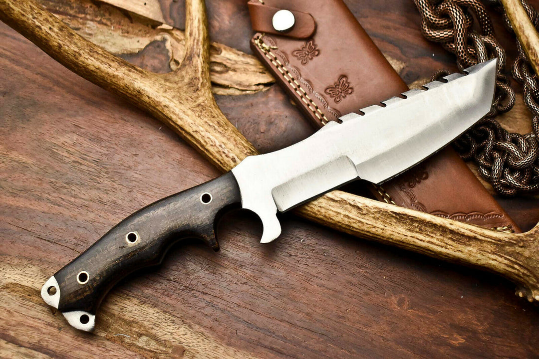 Custom Handmade 1095 Steel Tracker Hunitng Knife