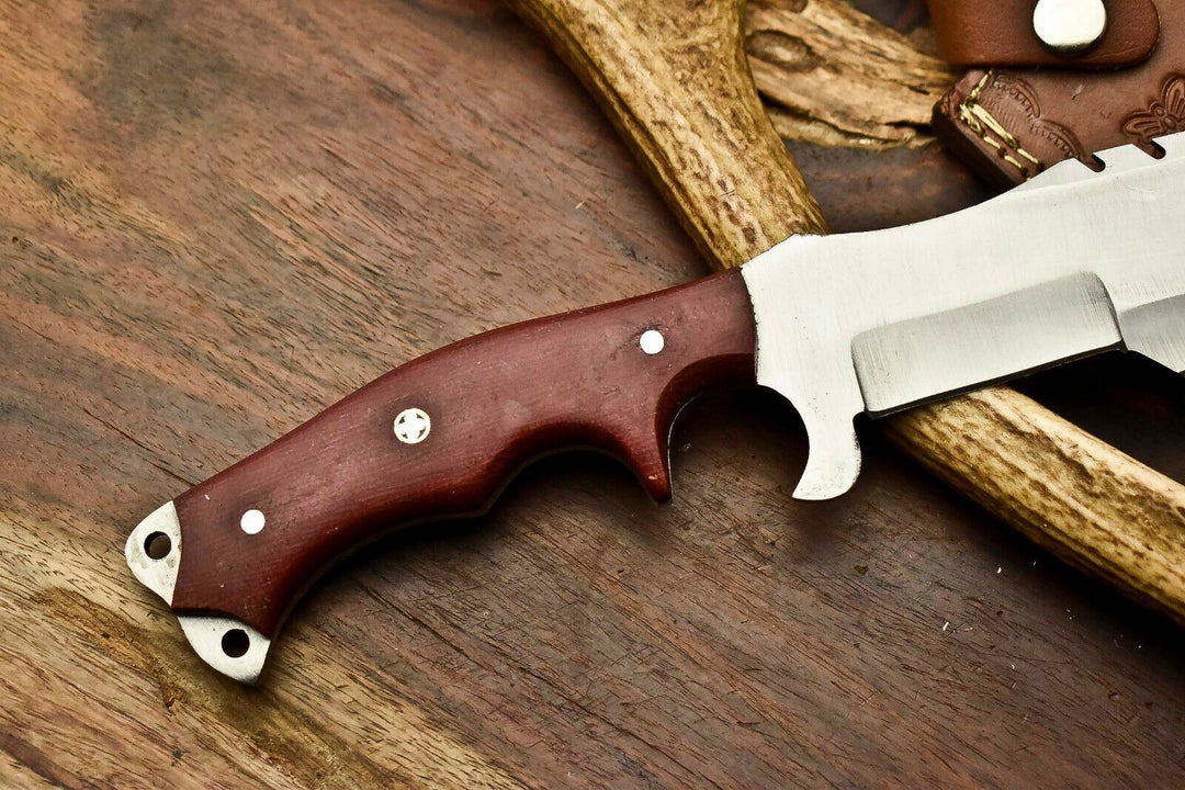 Custom Handmade Steel Tracker Hunitng Knife