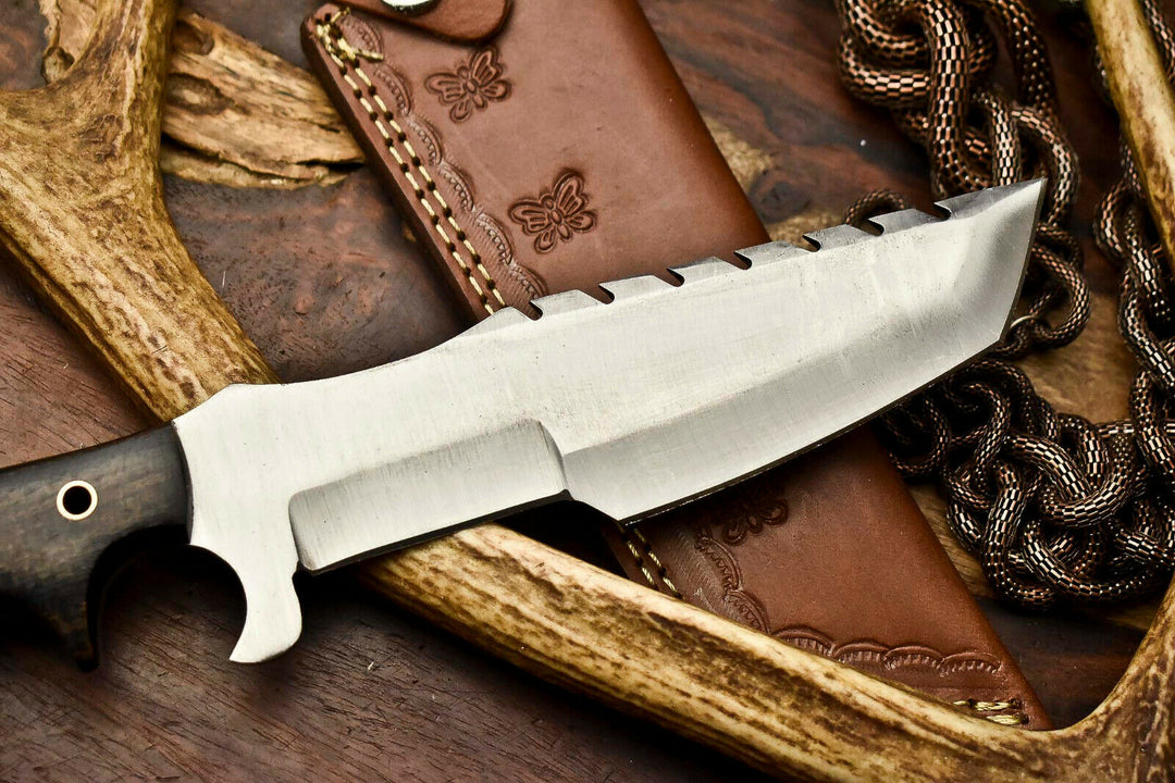 Custom Handmade 1095 Steel Tracker Hunitng Knife