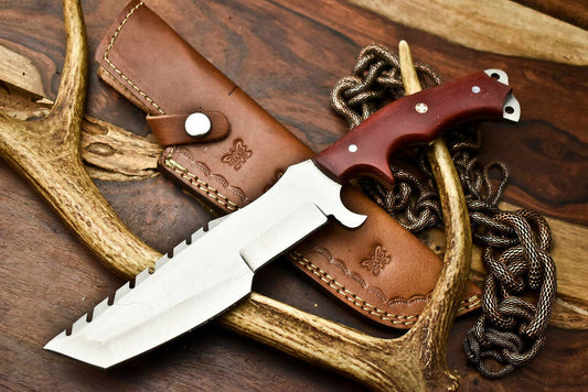 Custom Handmade Steel Tracker Hunitng Knife